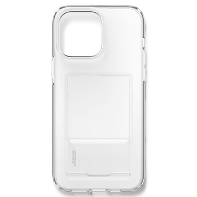 Ốp lưng iPhone 15 Promax Spigen silicon chống sốc quân đội, chống ố vàng, có khe đựng thẻ trong suốt